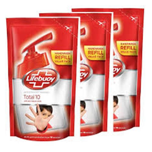 LIFEBUOY TOTAL 10 HAND WASH 185ML*3